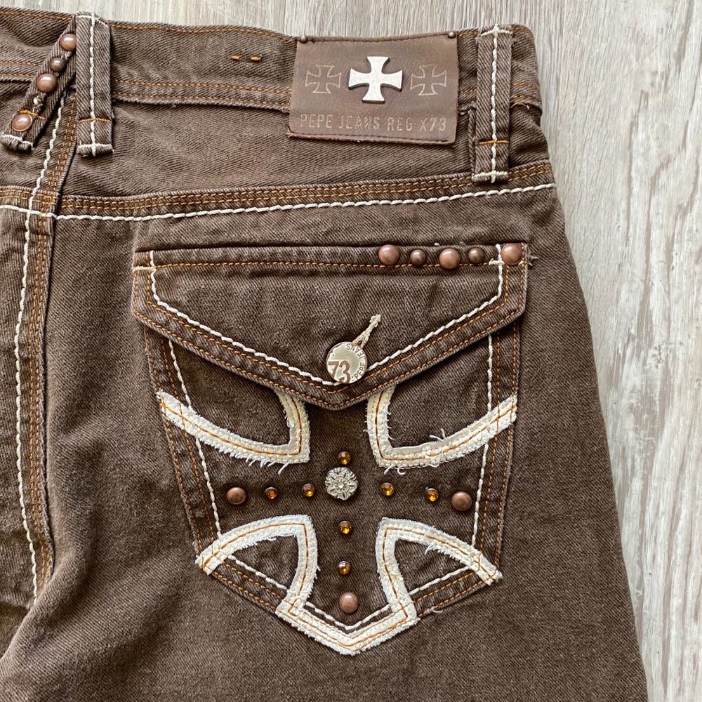 📦SOLD📦 Vintage Y2K Pepe London Jeans - Picture 7 of 10